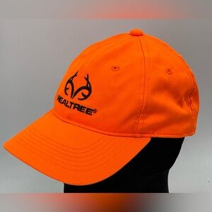 Realtree Hi-Vis Orange Hat Baseball Cap Adjustable One Size Hunting NWOT